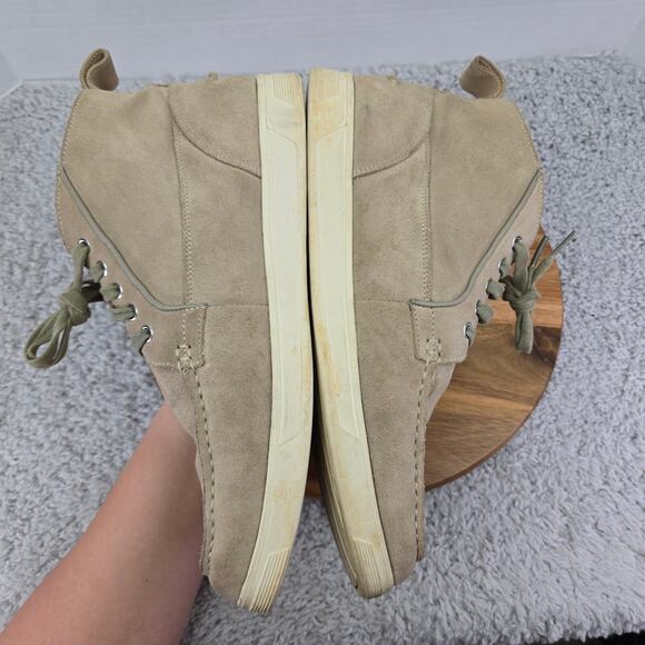 Cole Haan Mens 11M Tan Suede Leather Lace Up Moc Toe Casual Daily Chukka Boots main image 5